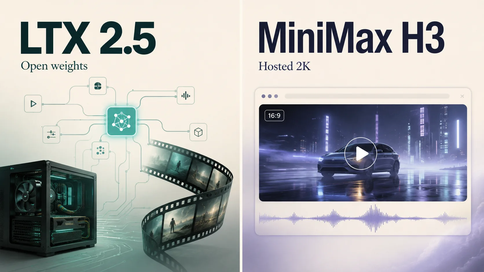 LTX 2.5 vs MiniMax H3: open weights ou 2K hospedado?