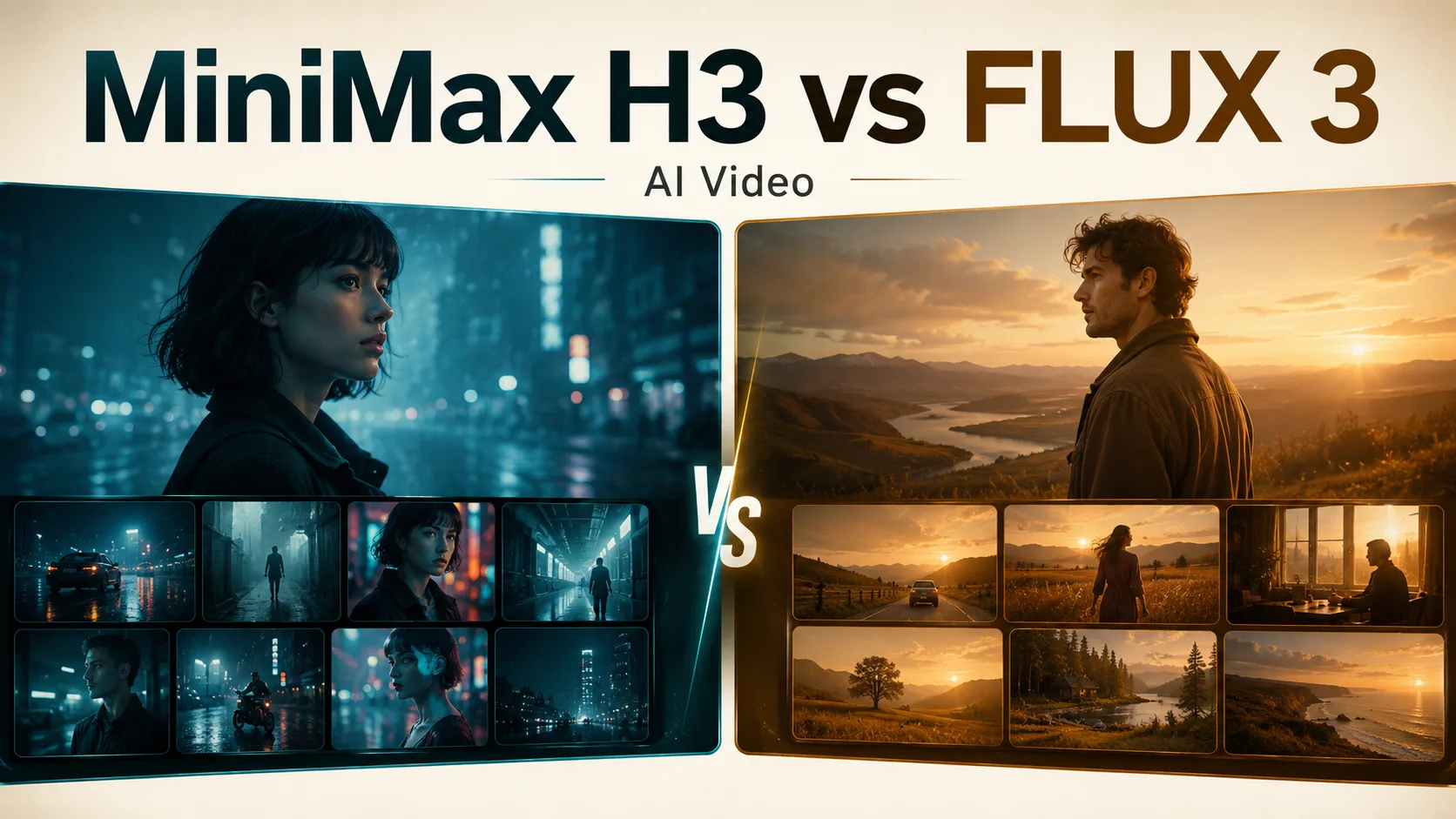 MiniMax H3 vs FLUX 3: qual modelo de vídeo de IA serve ao seu brief?
